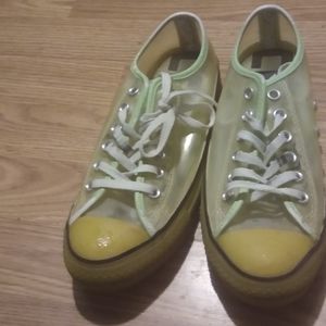 See thru converse women's size 9